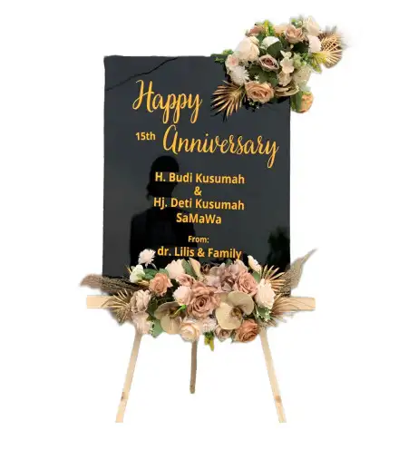 Papan Bunga Akrilik Setono